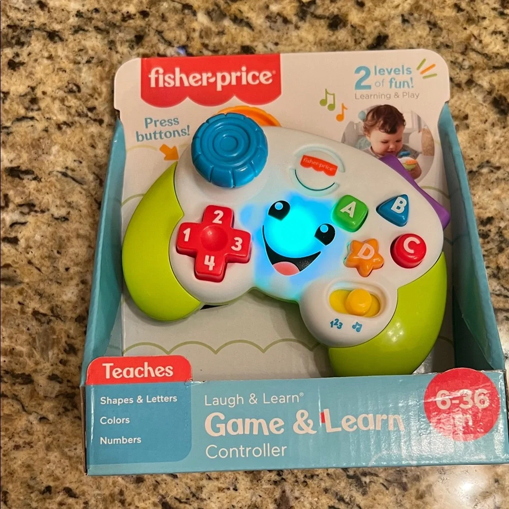 Fisher-Price Laugh & Learn Controller with Red, Green, and Blue - Picture 3 of 4